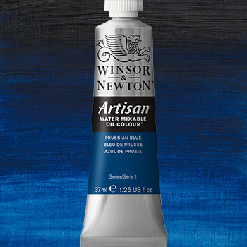 Winsor & Newton Artisan Water Mixable Oil Colour Paint - (1.25oz/37ml) Prussian Blue