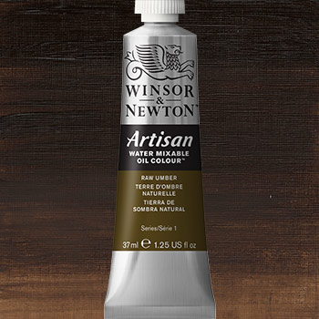Winsor & Newton Artisan Water Mixable Oil Colour Paint - (1.25oz/37ml) Raw Umber