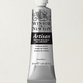 Winsor & Newton Artisan Water Mixable Oil Colour Paint - (1.25oz/37ml) Titanium White