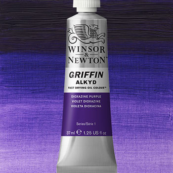 Winsor & Newton Griffin Alkyd Oil Paint - (1.25oz/37ml) Dioxazine Purple