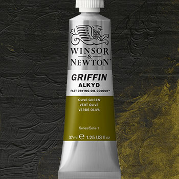 Winsor & Newton Griffin Alkyd Oil Paint - (1.25oz/37ml) Olive Green