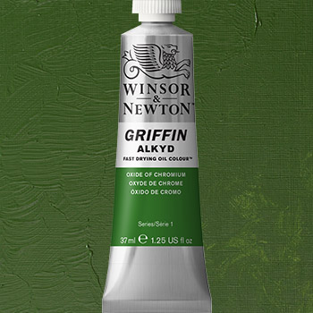 Winsor & Newton Griffin Alkyd Oil Paint - (1.25oz/37ml) Oxide of Chromium