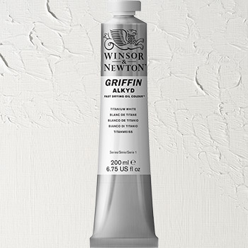 Winsor & Newton Griffin Alkyd Oil Paint - (6.7oz/198ml) Titanium White