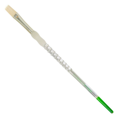 Royal Langnickel Soft-Grip Bristle Brush - Long Handle, Flat #8