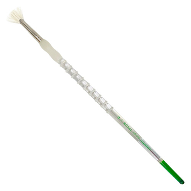 Royal Langnickel Soft-Grip Bristle Brush - Long Handle, Fan #1