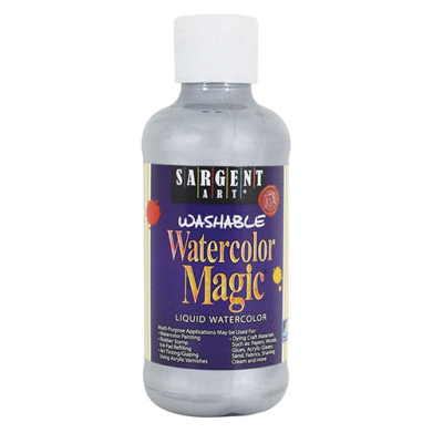 Sargent Liquid Watercolor Magic - (8oz/237ml) Silver