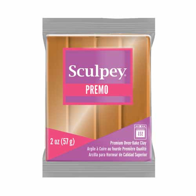Sculpey Premo Oven-Bake Clay (2oz bar) - Gold