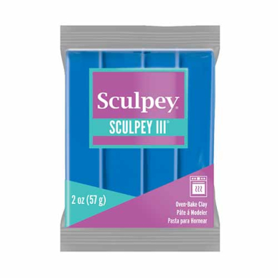 Sculpey III Oven-Bake Clay (2oz bar) - Blue