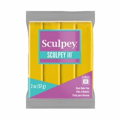 Sculpey III Oven-Bake Clay (2oz bar) - Yellow