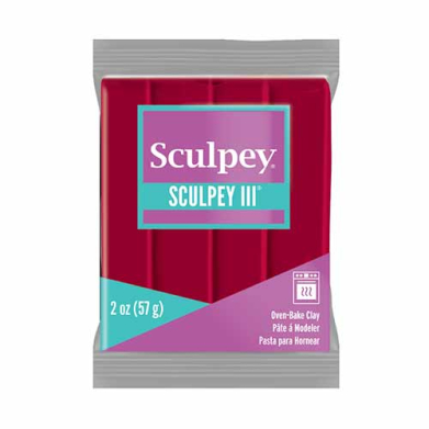 Sculpey III Oven-Bake Clay (2oz bar) - Red