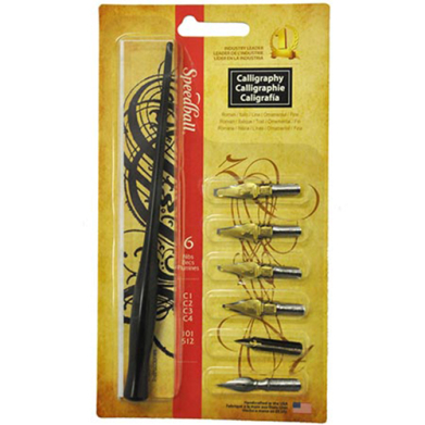 Speedball Pen Nib Set - (7 Pieces) Calligraphy