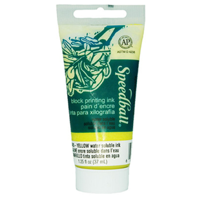Speedball Block Printing Ink - (1.25oz/37ml) Yellow