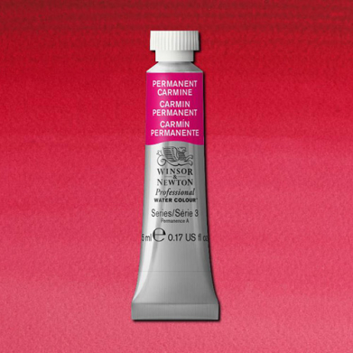 Winsor & Newton Professional Water Colour  (.17oz/5ml) Permanent Carmine