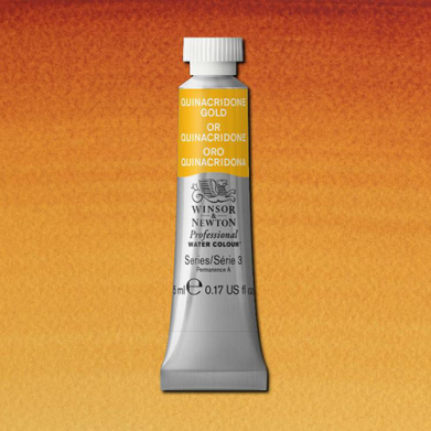Winsor & Newton Professional Water Colour  (.17oz/5ml) Transparent Gold Deep (formerly Quinacridone Gold)