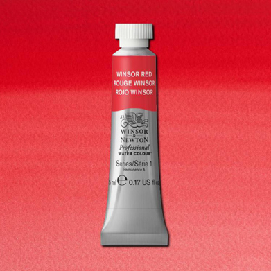Winsor & Newton Professional Water Colour  (.17oz/5ml) Winsor Red