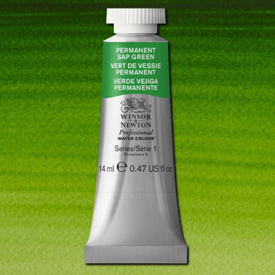 Winsor & Newton Professional Water Colour  (.47oz/14ml) Permanent Sap Green