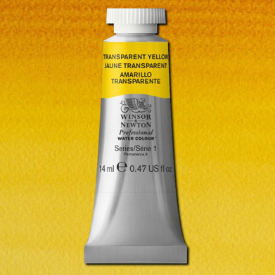 Winsor & Newton Professional Water Colour  (.47oz/14ml) Transparent Yellow