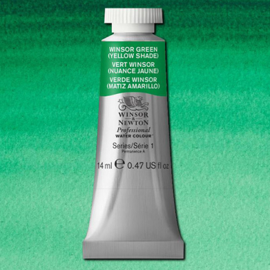 Winsor & Newton Professional Water Colour  (.47oz/14ml) Winsor Green (Yellow Shade)