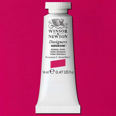 Winsor & Newton Designers Gouache  (0.47oz/14mL) Bengal Rose