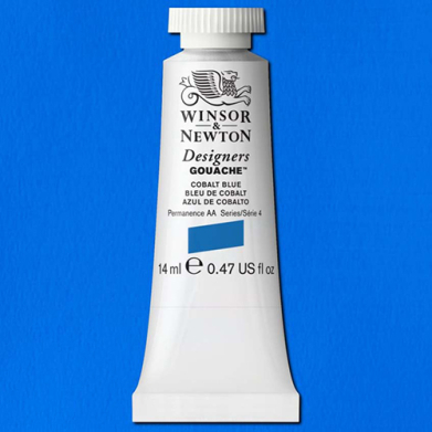 Winsor & Newton Designers Gouache  (0.47oz/14mL) Cobalt Blue