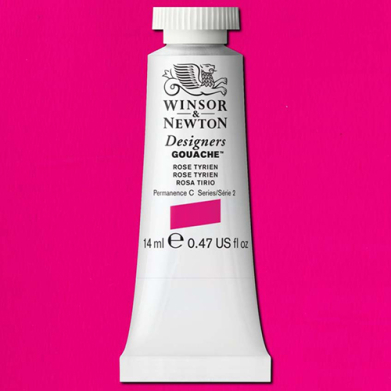 Winsor & Newton Designers Gouache  (0.47oz/14mL) Rose Tyrien