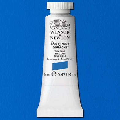 Winsor & Newton Designers Gouache  (0.47oz/14mL) Sky Blue