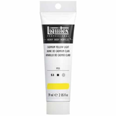 Liquitex Professional Heavy Body Acrylic Paint - (2oz/59ml) Cadmium Yellow Light