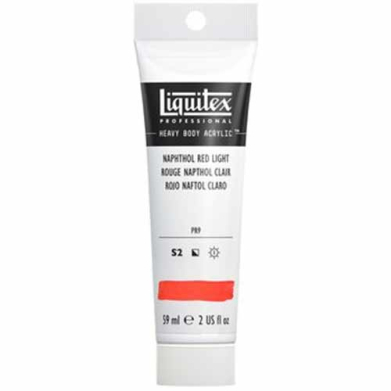 Liquitex Professional Heavy Body Acrylic Paint - (2oz/59ml) Napthol Red Light
