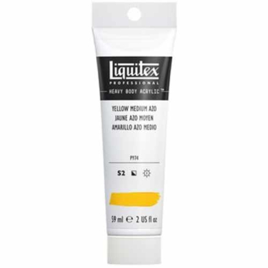 Liquitex Professional Heavy Body Acrylic Paint - (2oz/59ml) Yellow Medium Azo
