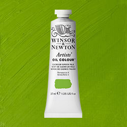 Winsor & Newton Artists' Oil Colour Paint - (1.25oz/37ml) Cadmium Green Pale