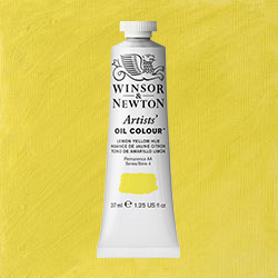 Winsor & Newton Artists' Oil Colour Paint - (1.25oz/37ml) Lemon Yellow Hue