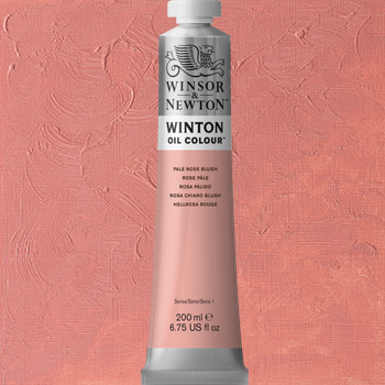 Winsor & Newton Winton Oil Colour Paint - (6.75oz/200ml) Pale Rose Blush-( Flesh Tint)