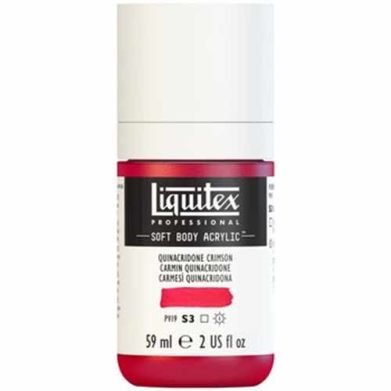 Liquitex Professional Soft Body Acrylic Paint - (2oz/59ml) Quinacridone Crimson