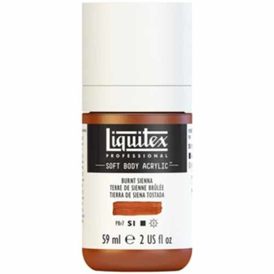 Liquitex Professional Soft Body Acrylic Paint - (2oz/59ml) Burnt Sienna