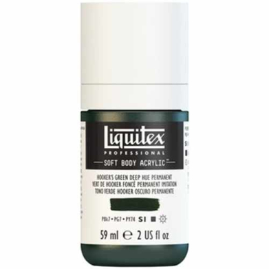 Liquitex Professional Soft Body Acrylic Paint - (2oz/59ml) Hookers Green Deep Hue Perm