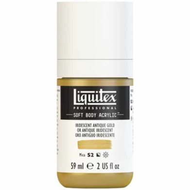 Liquitex Professional Soft Body Acrylic Paint - (2oz/59ml) Iridescent Ant Gold