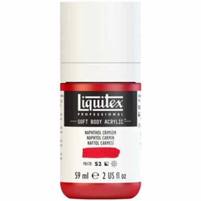Liquitex Professional Soft Body Acrylic Paint - (2oz/59ml) Naphthol Crimson