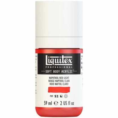 Liquitex Professional Soft Body Acrylic Paint - (2oz/59ml) Naphthol Red Light