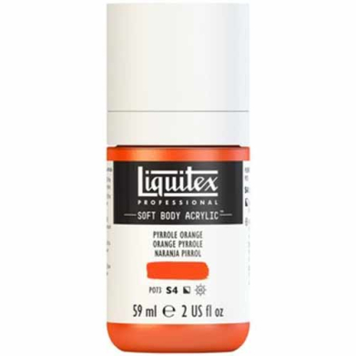 Liquitex Professional Soft Body Acrylic Paint - (2oz/59ml) Pyrrole Orange