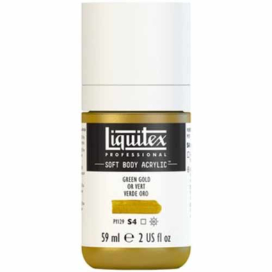 Liquitex Professional Soft Body Acrylic Paint - (2oz/59ml) Green Gold