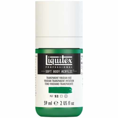 Liquitex Professional Soft Body Acrylic Paint - (2oz/59ml) Transparent Viridian Hue