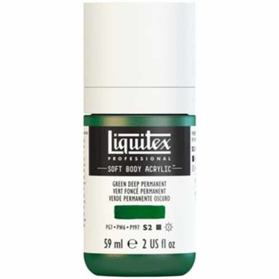 Liquitex Professional Soft Body Acrylic Paint - (2oz/59ml) Green Deep Permanent