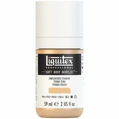 Liquitex Professional Soft Body Acrylic Paint - (2oz/59ml) Unbleached Titanium