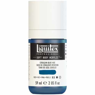 Liquitex Professional Soft Body Acrylic Paint - (2oz/59ml) Cerulean Blue Hue