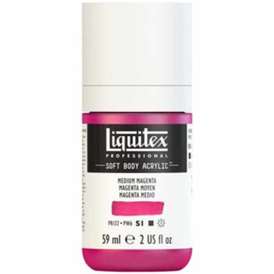 Liquitex Professional Soft Body Acrylic Paint - (2oz/59ml) Medium Magenta