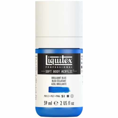 Liquitex Professional Soft Body Acrylic Paint - (2oz/59ml) Brilliant Blue