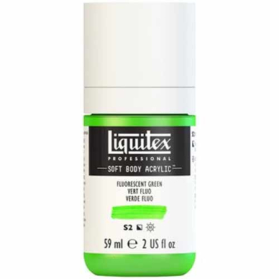 Liquitex Professional Soft Body Acrylic Paint - (2oz/59ml) Fluorescent Green