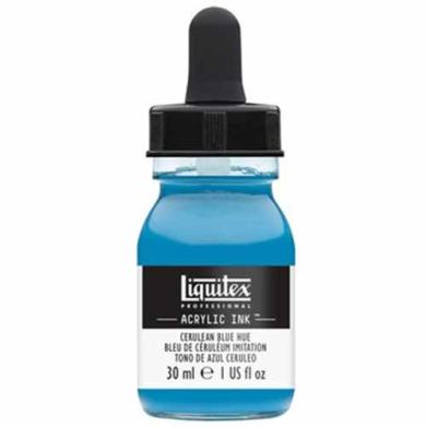 Liquitex Professional Acrylic Ink - (1oz/30ml) Cerulean Blue Hue