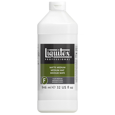 Liquitex Professional Fluid Medium - (32oz/946ml) Matte Medium