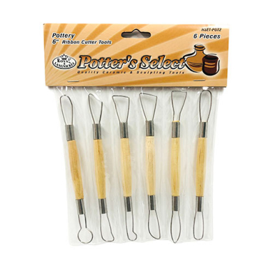 Royal Langnickel Potter's Select 6" Ribbon Cutter Tools - (6 Pieces) Large Ended